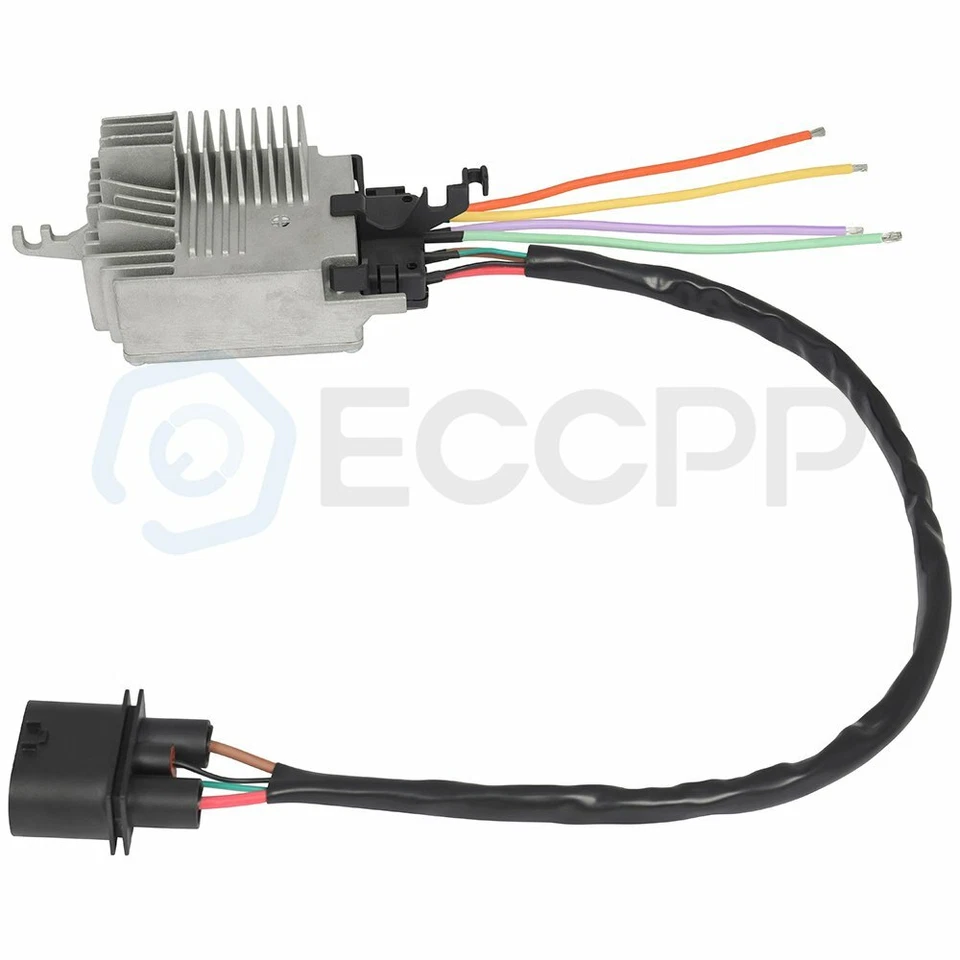 Módulo de control de relé del ventilador de refrigeración del radiador para Audi A4 Quattro 2002 2003 2004-2009 Foto 3 de 4