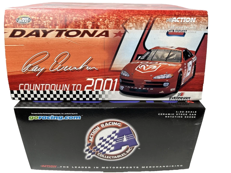 NASCAR #19 Dodge Show Car Escena Cerámica 2000 Intrepid Evernham Racing Escala 1:32 Foto 3 de 4