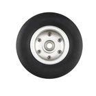 1pc 2/2.25/2.5/2.75/3/3.25/3.75/4inch Rubber Tire Wheel w/ Alu Hub For RC Plane