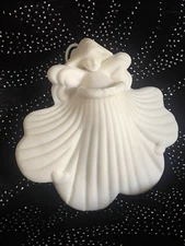 Vintage 1993 KB Designs Ceramic Christmas Angel Ethereal Heart Wings