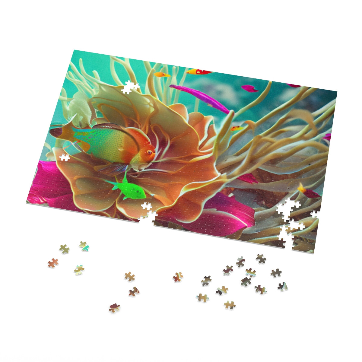 Fishfullife.ページ Reef Fish: Vibrant Marine Life - Jigsaw Puzzle (30, 110, 252, 500