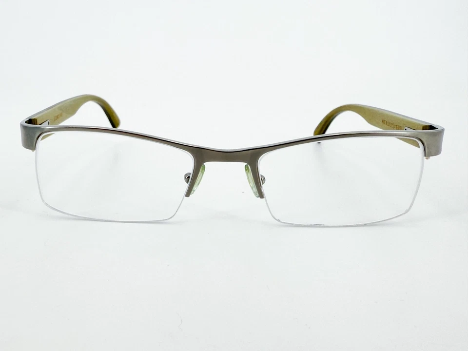 MARCOS de gafas dorados y madera Paris I08.52 marrón 52[]19-130 verde gris K462 Foto 2 de 4