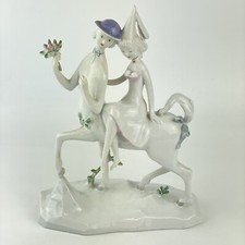 Vintage Rosenthal Raymond Peynet Centaur & Princess Porcelain Figurine 26cm 7010