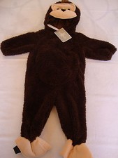 NEW Halloween Theater Koala Kids Full Costume Brown Monkey Gorilla 3D Head 6m