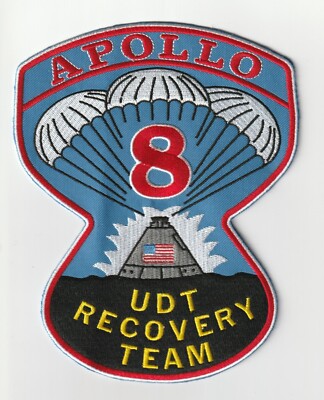 Apollo 8 US Navy UDT recovery team NASA space patch