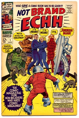 NOT BRAND ECHH #1 VG, Like Mad Comics, Jack Kirby, Marvel Comics 1967