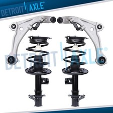 Front Struts & Spring Lower Control Arms w/Ball Joint for 2007-12 Nissan Altima