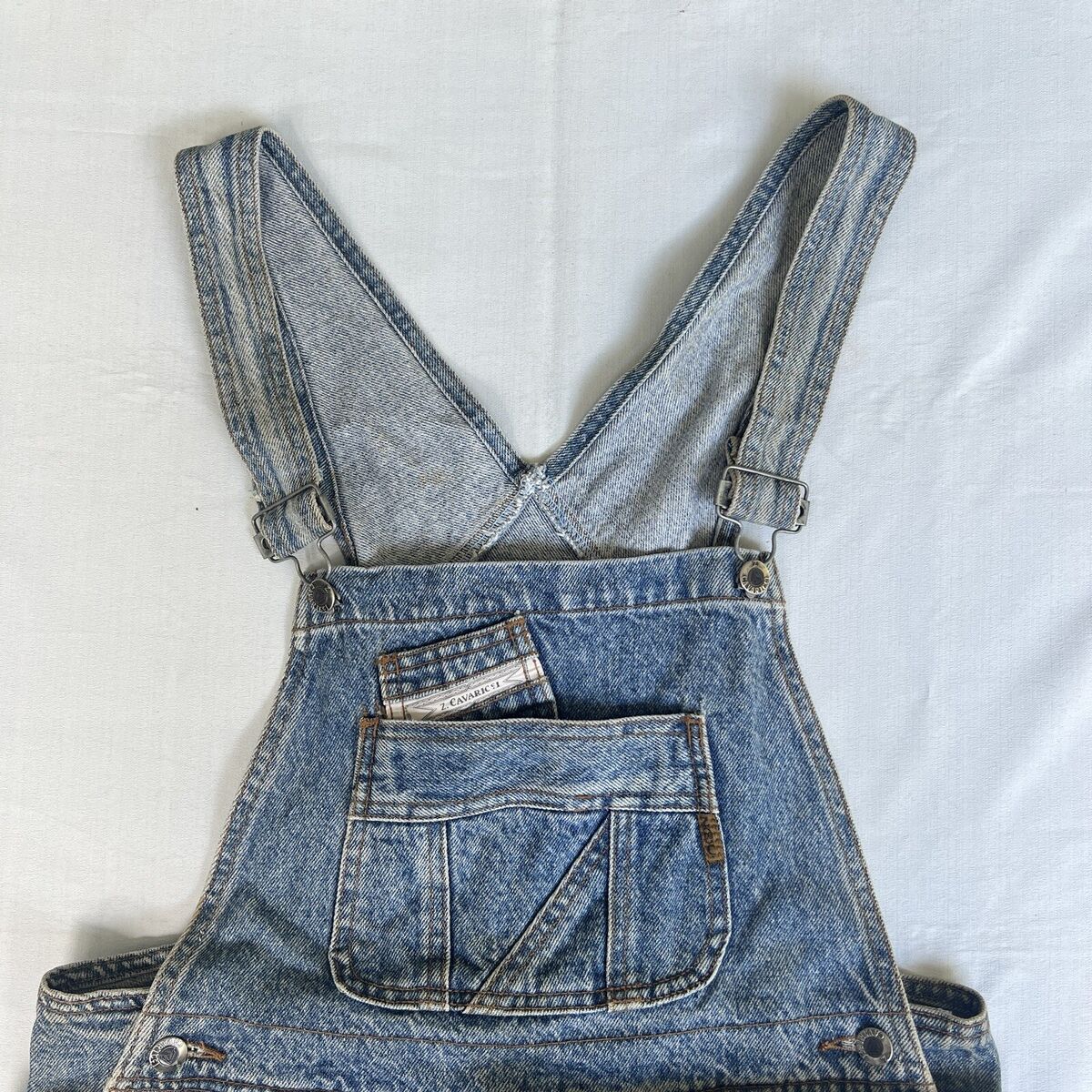 Overalls Adult XS 34 Waist 28.5 Inseam Z. Cavaricci Denim Overalls Adult XS 34 Waist 28.5 Inseam Z. Cavaricci Denim
