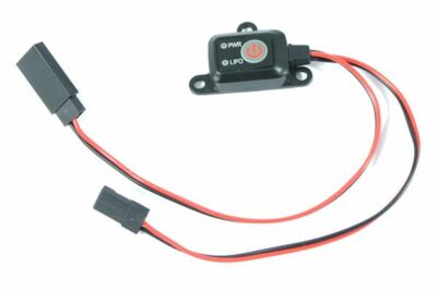 Etronix Power Switch ET0775 tiny MCU gesteuert Ein Aus LiPo Cut & Akkustand