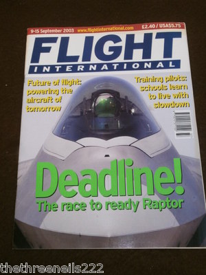 FLIGHT INTERNATIONAL # 4899 - FUTURE OF FLIGHT - SEPT 9 2003