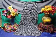 Lane Bryant Womens Blue Sleeveless Sun-Dress Size 22/24 country shift dress cute