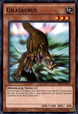 2017 Yu Gi Oh Dinosmashers Fury Structure Deck #SR04EN012 Gilasaurus C