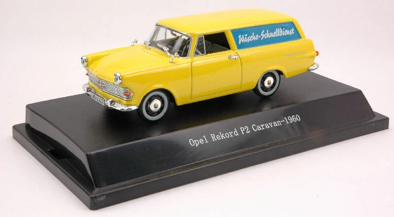Opel Rekord P2 Caravan 1960 "wasche Schnelldienst" Starline 1/43