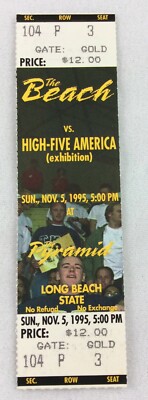 1995 11/05 High-Five America at Long Beach State Basketball Full Ticket