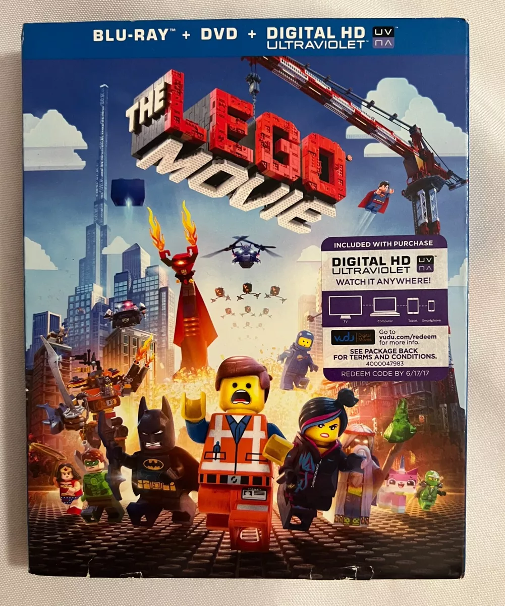The LEGO Movie Blu ray disc Original Movie Kids Cartoon NEW