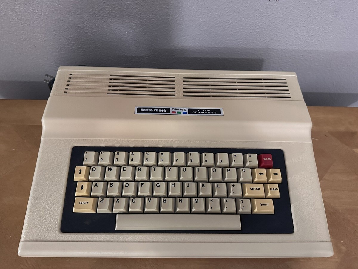 Radio Shack TRS-80 Color Computer 2 Model 26-3134 W/ Pamplets