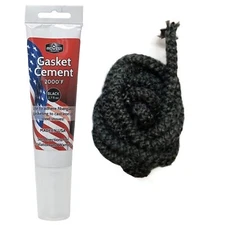 Wood Stove Gasket Kit for Woodburning Stoves - Graphite Impregnated Fiberglas...