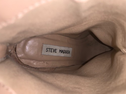Steve Madden stivaletti bianchi taglia 6,5 - Foto 12 di 12