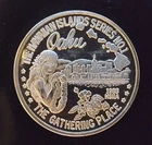 1988 Oahu Hawaiian Island Gathering HSNA Mint #1-999 Silver 1 Oz Ounce Art Coin