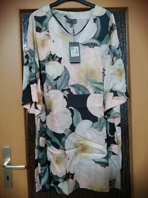 Ulla Popken Selection Damen Tunika /Bluse Gr. 42/44 100% Viskose