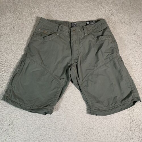 Kuhl Liberator Shorts Only Mens 32 Green Stealth Outdoor Hiking 11" Inseam - Afbeelding 1 van 11