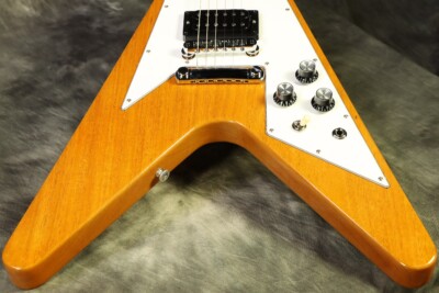 Gibson USA Electric Guitar 70s Flying V Antique Natural From