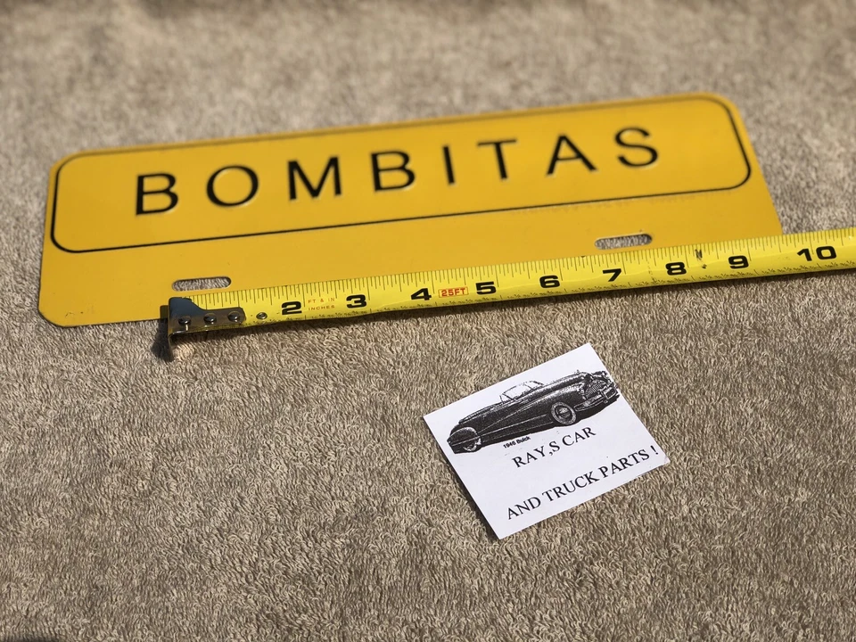 NUEVO TOPPER DE MATRÍCULA UNIVERSAL BOMBITAS. Foto 3 de 4