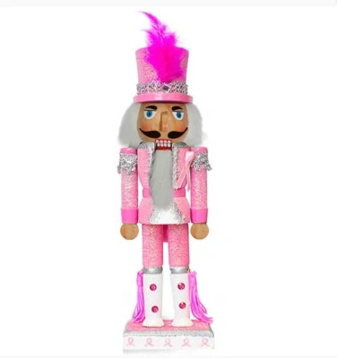 Breast Cancer Support Soldier Nutcracker Pink 10” Nutcracker Ballet Gifts