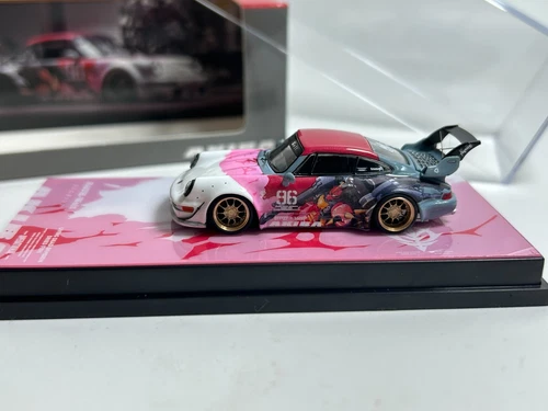 1/64 AKIBA Original Porsche Wide-body RWB 964 High-tail Boutique Alloy Car Model - Picture 3 of 12