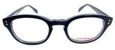 New Mikli by Alain Mikli ML227 Blue 47mm Round Men's Eyeglasses Frame X7