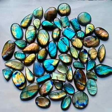 [WHOLESALE] NATURAL LABRADORITE GOOD QUALITY GENUINE STONE FREE FORM LOT