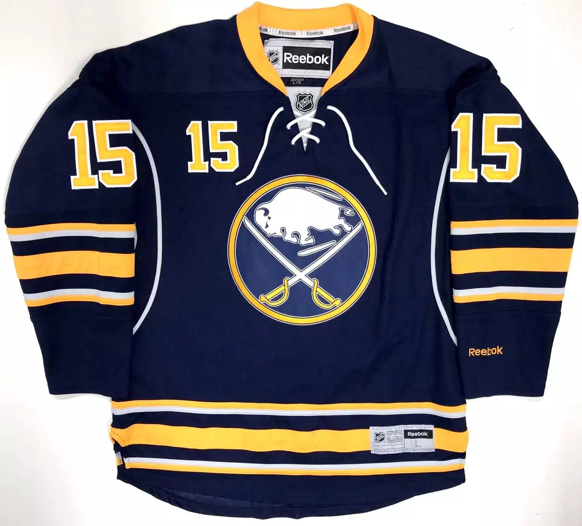 JACK EICHEL BUFFALO SABRES REEBOK PREMIER HOME JERSEY NEW WITH TAGS