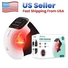Snailax Knee Massager with Heat IR  LSR Light,3 Heating Levels  3 Modes Relax