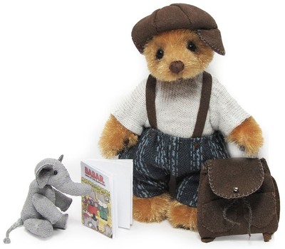 Werner by Inge Bears - South African artist miniature teddy bear - OOAK