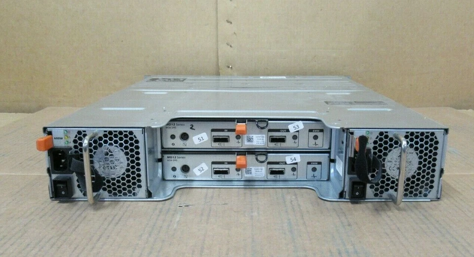 Dell PowerVault MD1200 12 Bay SAS 11 x 2TB 7.2K 2 x Controller 2 x PSU Array  - Image 3 of 3