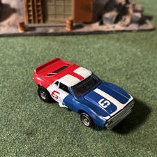 Afx AMC Javelin, Trans Am, Blue Red White 6 Running Chassis