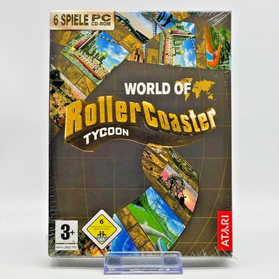 World of Rollercoaster Tycoon (PC) 6 Spiele Teil 2 & 3- NEU & OVP ungeöffnet