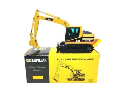 Caterpillar Cat 312B L Excavator - NZG 1:50 Scale Diecast Model