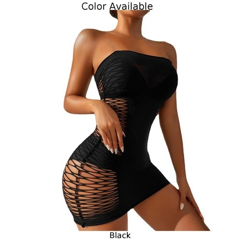 Womens Dress Sprin Summer Temptation Mesh Vacation Bodycon Club Female - Picture 10 of 13