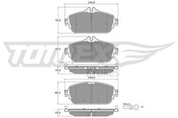 Bremsbelagsatz Scheibenbremse Tomex Brakes Tx 18-74 FüR Mercedes Klasse W205 Gla