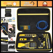Cable Tester Case for Klein VDV501-851/VDV526-200 - Durable Black Yellow Stora