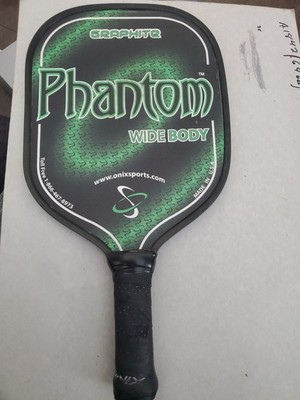Phantom Pickleball Paddle Onix Sports WideBody Graphite Green Made in USA