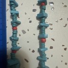 Turquoise Red Coral Beaded Necklace  — photo 4