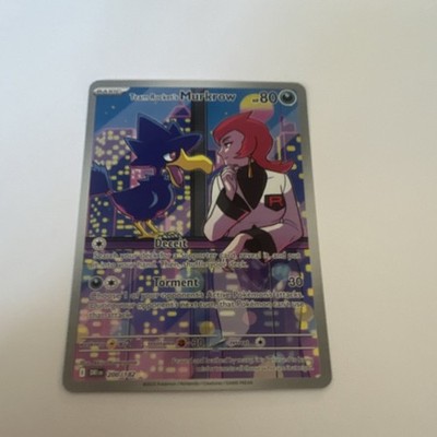 The Pokémon Company Team Rocket's Murkrow 200/182 Destined Rivals Holo 80HP Eng