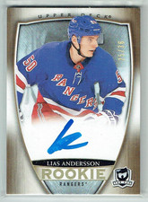 18-19 UD Upper Deck The Cup  Lias Andersson  /36  Rookie  Auto