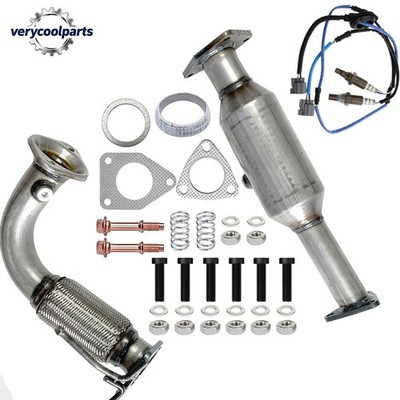 Front Flex Pipe Catalytic Converter Fit Honda Accord 03-07 2.4L W/Oxygen Sensor