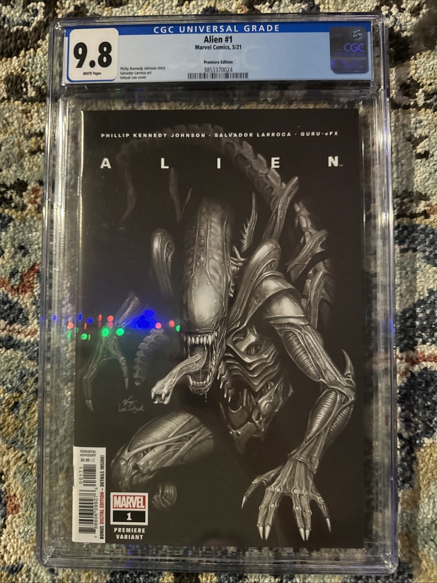 アメコミリーフ Aliens #1 4th Print CGC 9.2 Alien #1 CGC 9.8 White Pages, Premiere Variant, InHyuk Lee Cover