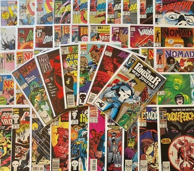 55 Marvel Comics Lot - Punisher Daredevil Kingpin Nomad SEE PHOTOS FREE SHIPPING