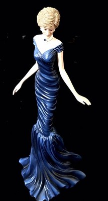 2007 Hamilton Collection Glamorous Dream Princess Of Our Heart Diana 7-7/8  Tall