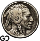1913-S Buffalo Nickel, Type 1, Better Date